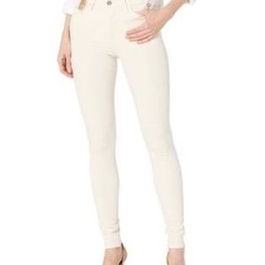 NEW!! AG Farrah Ankle (R) Seamless Jeans Ivory Dust